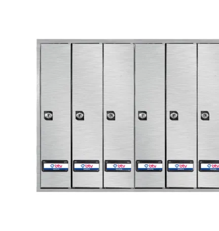 BUZON PRISMA SUPERIOR ESPECIAL G6-24 INOXIDABLE SATINADO 400 x 1005 - 1989 x 300